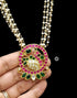 Kundan Peacock Pearl Necklace